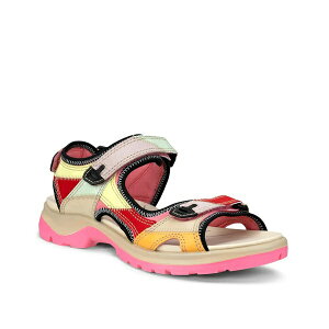 GR[ fB[X T_ V[Y Offroad Patchwork Sport Sandal Pink/Yellow/Multicolor