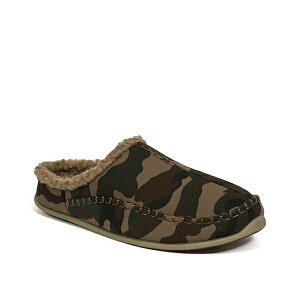fBA[X^bOX Y Xb|E[t@[ V[Y Nordic Scuff Slipper Green/Beige Camouflage