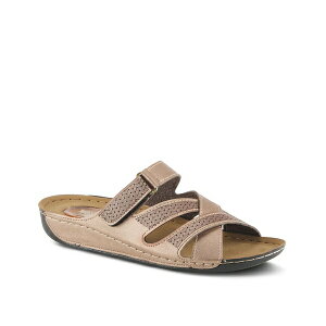 tNTX fB[X T_ V[Y Karl Wedge Sandal Cognac