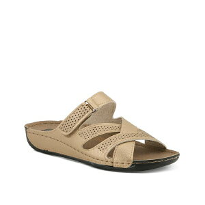 tNTX fB[X T_ V[Y Karl Wedge Sandal Gold Metallic