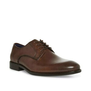 スティーブ マデン メンズ ドレスシューズ シューズ Sydney Oxford Dark Brown Embossed
