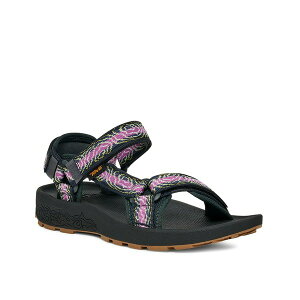 eo fB[X T_ V[Y Hydratrek Sandal Black/Purple Swirl Print