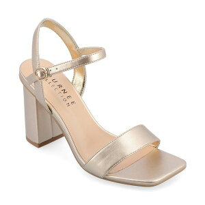 �W���[�j�[�R���N�V���� ���f�B�[�X �T���_�� �V���[�Y Women's Tivona Square Toe Sandals Gold