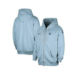 iCL Y p[J[EXEFbgVc AE^[ Men's Light Blue Dallas Mavericks Authentic Standard Issue Full-Zip Hoodie Jacket Light Blue