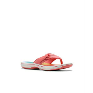 N[NX fB[X T_ V[Y Cloudsteppers Women's Breeze Reyna H Slip-On Sandals Coral Ombre