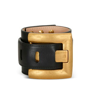 �o���}�� ���f�B�[�X �u���X���b�g�E�o���O���E�A���N���b�g �A�N�Z�T���[ Anthem smooth leather bracelet Black