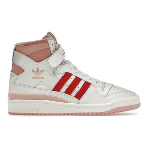 adidas �A�f�B�_�X �����Y �X�j�[�J�[ �yadidas Forum 84 Hi Off White Pink Red�z �T�C�Y US_11(29.0cm) Off White/Glow Pink/Vivid Red