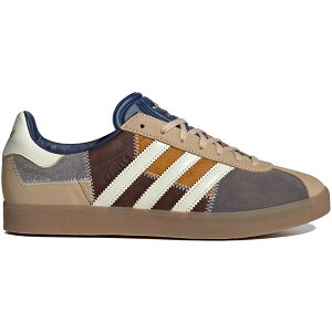 adidas �A�f�B�_�X �����Y �X�j�[�J�[ �yadidas Gazelle 85 atmos Patchwork�z �T�C�Y US_12.5(30.5cm) Magic Beige/Off White/Noble Indigo