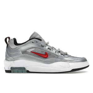 Nike �i�C�L �����Y �X�j�[�J�[ �yNike SB Air Max Ishod Wair Silver Bullet�z �T�C�Y US_5.5(23.5cm) Metallic Silver/Varsity Red/Black