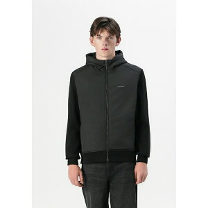 xX^bt Y T_ V[Y ALLOY ZIP THROUGH HOODIE - Zip-up sweatshirt - black