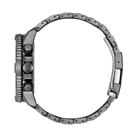 シチズン レディース 腕時計 アクセサリー Men's Chronograph Promaster Navihawk Gray-Tone Stainless Steel Bracelet Watch 48mm Gray