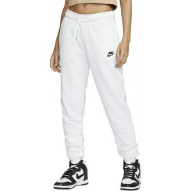 ナイキ レディース カジュアルパンツ ボトムス Nike Sportswear Women's Club Fleece Mid-Rise Joggers White