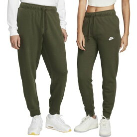 ナイキ レディース カジュアルパンツ ボトムス Nike Sportswear Women's Club Fleece Mid-Rise Joggers Cargo Khaki