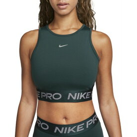 ナイキ レディース シャツ トップス Nike Women's Pro Dri-FIT Cropped Tank Top Deep Jungle