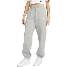 ナイキ レディース カジュアルパンツ ボトムス Nike Women's Sportswear Phoenix Fleece High-Waisted Oversized Sweatpants Dk Heather Grey