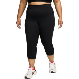 ナイキ レディース カジュアルパンツ ボトムス Nike Women's One High-Waisted Crop Leggings (Plus Size) Black