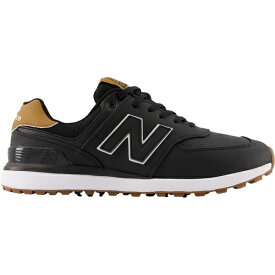 ニューバランス メンズ ゴルフ スポーツ New Balance Men's 574 Greens V2 Golf Shoes Black/Gum