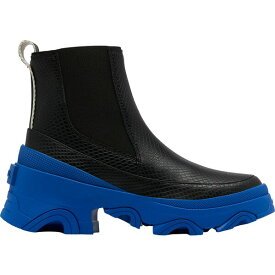 ソレル レディース ブーツ シューズ SOREL Women's Brex Waterproof Chelsea Boots Black/Cobalt Blue