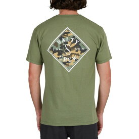 ソルティクルー メンズ シャツ トップス Salty Crew Men's Tippet Camo-Fill Premium T-Shirt Sage Green