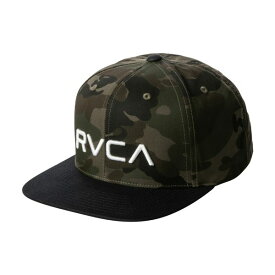 ルーカ メンズ 帽子 アクセサリー RVCA Twill Snapback II Hat Camo/Navy