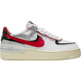 ナイキ レディース スニーカー シューズ Nike Women's Air Force 1 Shadow Shoes White/Red/Grey