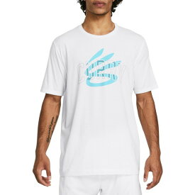 アンダーアーマー メンズ Tシャツ トップス Under Armour Men's Curry Champ Mindset Short Sleeve Graphic T-Shirt White/Sky Blue