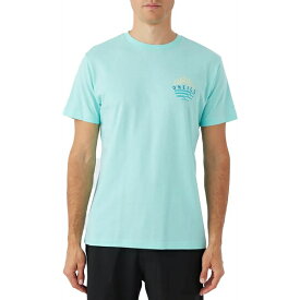 オニール メンズ Tシャツ トップス O'Neill Men's Sound & Fury T-Shirt Turquoise