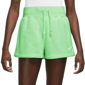 ナイキ レディース カジュアルパンツ ボトムス Nike Sportswear Women's Phoenix Fleece High-Waisted Shorts Vapor Green