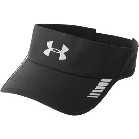 アンダーアーマー メンズ 帽子 アクセサリー Under Armour Men's Launch ArmourVent Visor Black/Silver