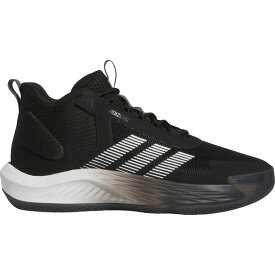 アディダス メンズ スニーカー シューズ adidas Adizero Select Basketball Shoes Black/White/Grey