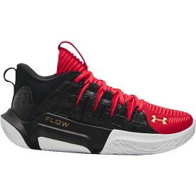 アンダーアーマー レディース スニーカー シューズ Under Armour Women's Flow Breakthru 4 Basketball Shoes Black/Red/Gold