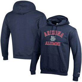 チャンピオン メンズ パーカー・スウェットシャツ アウター Arizona Wildcats Champion Alumni Logo Pullover Hoodie Navy