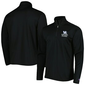 チャンピオン メンズ ジャケット＆ブルゾン アウター Kentucky Wildcats Champion Textured QuarterZip Jacket Black