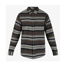 ハーレー メンズ シャツ トップス Men's Portland Flannel Long Sleeve Shirt Olive