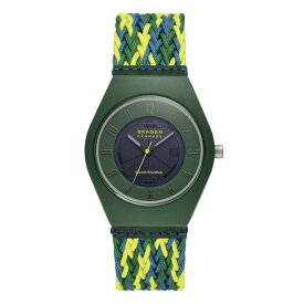 スカーゲン メンズ 腕時計 アクセサリー Men's Three-Hand Quartz Samso Series Multicolor Recycled Nylon Watch 37mm Multicolor