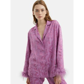 ノクチューン レディース カットソー トップス Women's Jacquard Comfy Shirt Lilac
