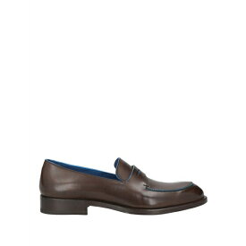 【送料無料】 フラテッリ ロセッティ メンズ スリッポン・ローファー シューズ Loafers Dark brown