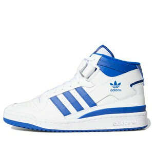 adidas �A�f�B�_�X �����Y �X�j�[�J�[ �yadidas Forum Mid 'White Royal Blue' FY4976�z �T�C�Y US_6(24.0cm)