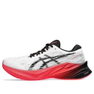 ASICS �A�V�b�N�X ���f�B�[�X �X�j�[�J�[ �y(WMNS) ASICS Novablast 3 'White Black Electric Red' 1012B288-104�z �T�C�Y US_5(22.0cm)