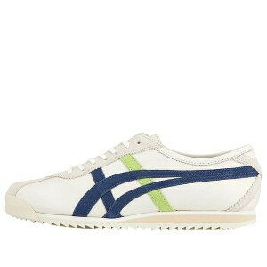 Onitsuka Tiger �I�j�c�J�^�C�K�[ ���f�B�[�X �X�j�[�J�[ �y(WMNS) Onitsuka Tiger Limber 66 Prestige 'White Navy Green' 1182A096-200�z �T�C�Y US_7(24.0cm)
