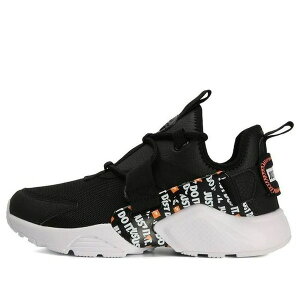 Nike �i�C�L ���f�B�[�X �X�j�[�J�[ �y(WMNS) Nike Air Huarache City Low 'Just Do It Black' AO3140-001�z �T�C�Y US_5(22.0cm)