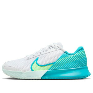 Nike �i�C�L ���f�B�[�X �X�j�[�J�[ �y(WMNS) Nike Court Air Zoom Vapor Pro 2 'White Teal Nebula' DR6192-103�z �T�C�Y US_8(25.0cm)