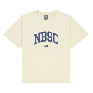 New Balance ニューバランス レディース スニーカー 【(WMNS) New Balance NBSC Cotton T-shirt 'Beige Blue' AWT42313-CAU】 サイズ US_W_M