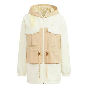 adidas アディダス レディース スニーカー 【(WMNS) adidas Neo Utility Windbreaker Jackets 'Beige White' HM2021】 サイズ US_W_M