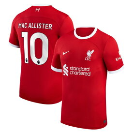 ナイキ メンズ ユニフォーム トップス Alexis Mac Allister Liverpool Nike 2023/24 Home Replica Player Jersey Red