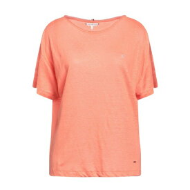 【送料無料】 トミー ヒルフィガー レディース Tシャツ トップス T-shirts Salmon pink