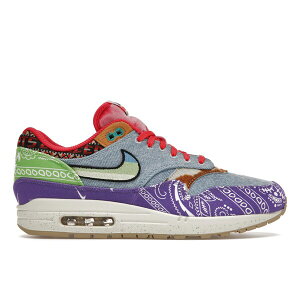 Nike �i�C�L �����Y �X�j�[�J�[ �yNike Air Max 1 SP Concepts Far Out (Regular Box)�z �T�C�Y US_M_13 Wild Violet/Multi-Color-Sail