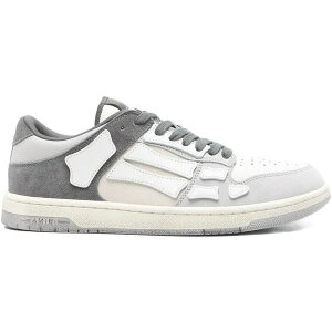 AMIRI �A�~�� �����Y �X�j�[�J�[ �yAMIRI Skel Top Low Distressed Dark Grey�z �T�C�Y US_8(26.0cm) White/Dark Grey/Light Grey