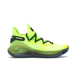 Under Armour �A���_�[�A�[�}�[ �����Y �X�j�[�J�[ �yUnder Armour Curry 6 Coy Fish�z �T�C�Y US_12(30.0cm) High Vis Yellow/High Vis Yellow-Guardian Green