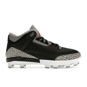 Jordan W[_ Y Xj[J[ yJordan 3 Mid Retro MCS Black Cementz TCY US_8(26.0cm) Black/Fire Red-Cement Grey-White